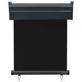 Balcony Side Awning 65x250 cm Black 48400