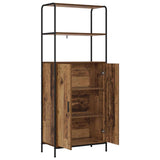 Highboard Old Wood 65 x 33 x 161 cm Engineered Wood 8013876