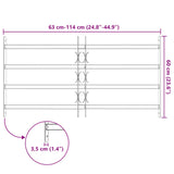 Security Grille for Windows with 4 Crossbars 3 pcs 630-1140 mm 42031280