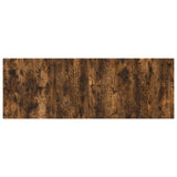 Wall-Mounted Headboard DELFT Smoked Oak Engineered Wood 897180