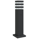 Outdoor Floor Lamp with Outlet Black 50 cm Aluminium 4006405