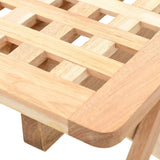 Foldable Side Table Solid Walnut Wood 50x50x49 cm 247105