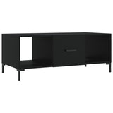 Coffee Table Black 102x50x40 cm Engineered Wood 829301