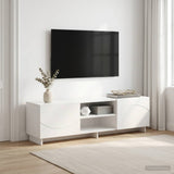 TV Stand 140 x 34.5 x 40 cm White Engineered Wood 8011486