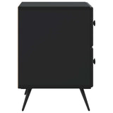 Bedside Cabinet Black 43 x 34.5 x 47.5 cm Engineered Wood 895447