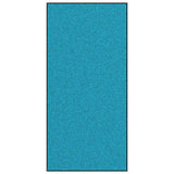 Doormat Other Cyan and Black 120 x 250 cm Polyamide and PVC 4100749
