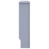 Radiator Cover Grey 112x19x81.5 cm Engineered Wood 288173