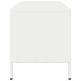 TV Cabinet White 101.5x39x43.5 cm Cold-rolled Steel 851327