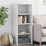 Highboard White 50x41x124 cm Engineered Wood 846397