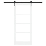Sliding Door Manual White 86 x 198.5 cm Wood and metal 3332340