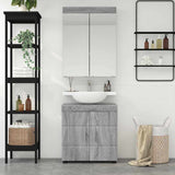 Bathroom Furniture Set TULUM 2 pcs Grey Sonoma 60 x 34 x 63 cm 3398020