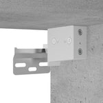 ZNTS 2 Piece Bathroom Furniture Set Concrete Grey Engineered Wood 3324907