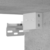 ZNTS 2 Piece Bathroom Furniture Set Concrete Grey Engineered Wood 3324907