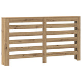 Radiator Cover Oak 149 x 20 x 82 cm Engineered Wood 852707