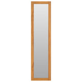Wall Mirror with Shelves 30x30x120 cm Solid Teak Wood 289070
