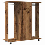 Wardrobe with Shelf Old Wood 102 x 38 x 110 cm Engineered wood 873907
