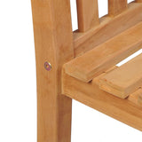 Garden Dining Set Teak Fine sanded teak hardwood Medium Durable 3157166