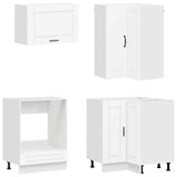 Kitchen Unit PORTO 8 pcs White Engineered Wood 3438487