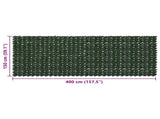 Balcony Screen with Leaves Dark Green 400 x 150 cm 42040634