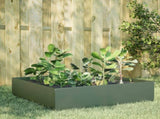 Garden Raised Bed Olive green 100x100x41 cm Steel 851034