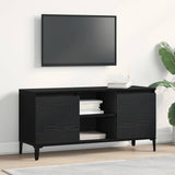 TV Cabinet Black Oak 102 x 35 x 50 cm Engineered Wood 862585