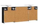 Bathroom Cabinet Set 3 pcs 100 x 10.5 x 50 cm Engineered wood 3403689