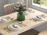 Four-Seater Farmhouse-Style Wooden Table T3398P344467