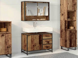 Bathroom Cabinet Old Wood 65 x 33 x 60 cm Engineered Wood 883624