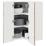Wall Corner Cabinet PORTO Artisan Oak 57 x 57 x 80 cm 885434