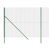 Wire Mesh Fence Green 2.2x25 m Galvanised Steel 154063
