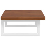 Basin Shelf Wall Mounted Steel and Solid Wood Oak 3302344