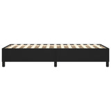 Box Spring Bed Frame Black Single Faux Leather 3121214