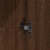 Wardrobe with Shelf Brown Oak 55 x 25 x 189 cm Engineered Wood 3334014
