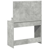 Dressing Table Concrete Grey 100 x 41 x 135 cm Engineered Wood 865103