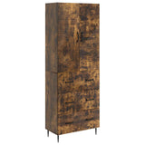 Cabinet Set 2 pcs Smoked Oak 66 x 34.5 x 90 cm Engineered Wood 3416642
