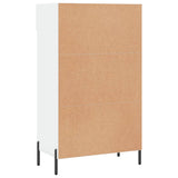 Shoe Cabinet High Gloss White 60x35x105 cm Engineered Wood 829622