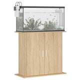 Aquarium Stand Sonoma Oak 81x36x73 cm Engineered Wood 833602