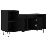 TV Cabinet Black 100x35x55 cm Engineered Wood 831317