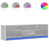 TV Cabinet Grey Sonoma 140 x 34 x 40 cm Engineered Wood 8006560