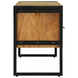 TV Cabinet with Drawer Brown 100 x 35 x 50 cm Solid Acacia Wood 374112