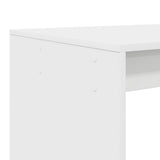 Desk with Shelf White 108 x 55 x 103.5 cm Engineered Wood 869458
