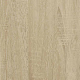2 Piece Bathroom Furniture Set Sonoma Oak Engineered Wood 849605