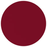 Table Cloth 5 pcs Round Wine Red 140 cm 42040491
