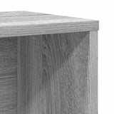 Bookcase Grey Sonoma 60x24x101.5 cm Engineered Wood 860396