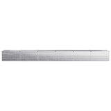 Raised Garden Bed Silver 600 x 80 x 55 cm galvanized 8006456