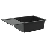 Sink Black 780 x 500 mm 80% Quartz and 20% Resin 42028400