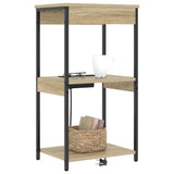Bedside Cabinet Sonoma Oak 41 x 31 x 76 cm Engineered Wood 859546