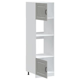Oven Cabinets 2 pcs Kalmar Concrete Grey Engineered Wood 3315035