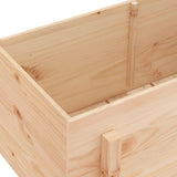 Garden Raised Bed 101x50x57 cm Solid Wood Pine 825212