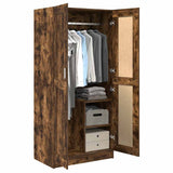 Wardrobe Smoked Oak 82.5x51.5x180 cm Engineered Wood 826638